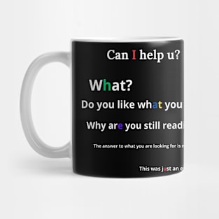 Subliminal message Mug